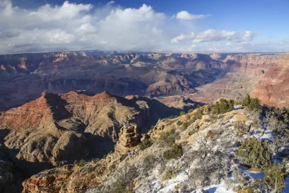 Zima v Grand Canyon