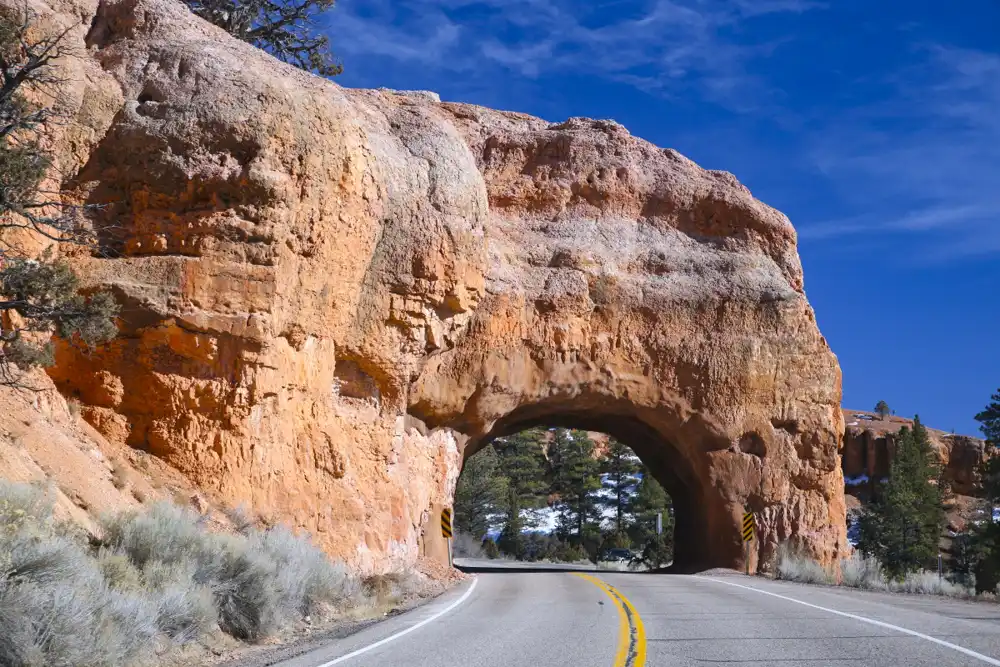 Bryce Gate Skalná brána highway 63