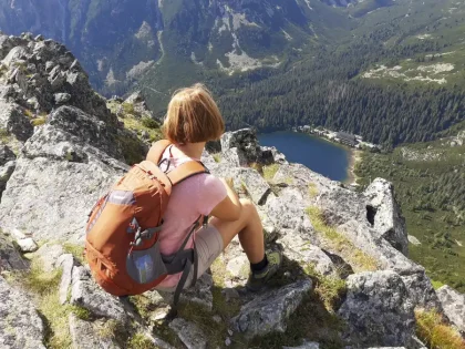 Z Ostravy pohľad na Popradské pleso