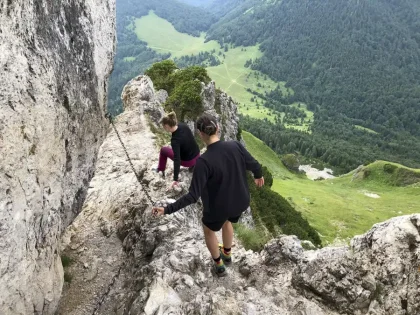 Janka Kobeľová zostup z Rozsutcov