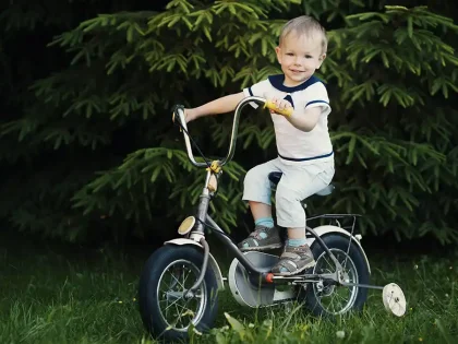 Pomocné kolieska na detský bicykel