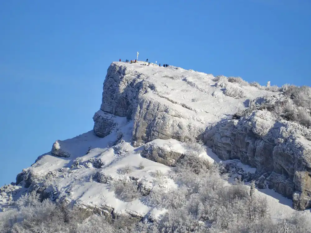 Kľak turistika v zime foto Peter Stariňák