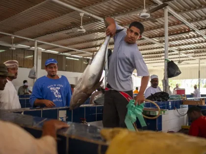 Fish market Mina al Fahal