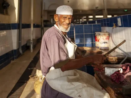 Fish market Mina al Fahal