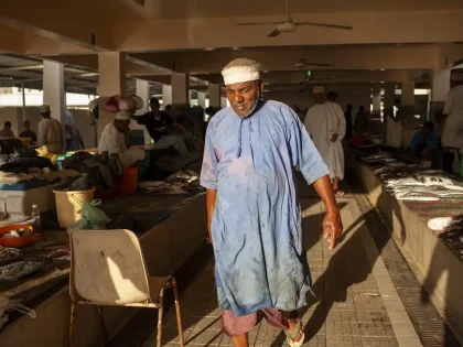 Fish market Mina al Fahal