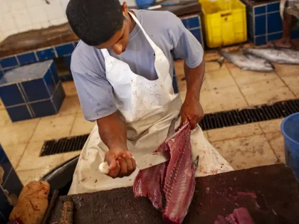 Fish market Mina al Fahal