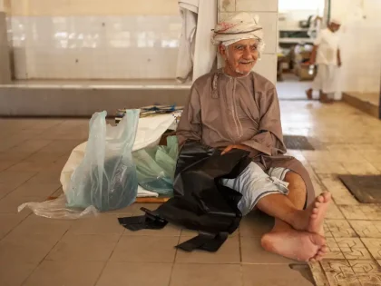 Fish market Mina al Fahal